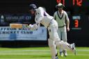 Alistair Russell plays the ball through the leg-side . Picture: Jamie Pluck