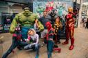 Marvel characters at a previous Invasion Colchester