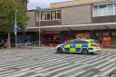 Cordon - A police cordon set up in Market Square