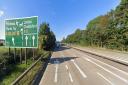 Incident - The road was closed near junction 25