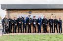 The official opening of the new dog training facility at Hertfordshire Constabulary headquarters in Welwyn Garden City