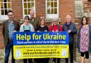 Organising committee for the Chesterfords Community Centre silent auction: Owen Roberson, Meredith Roberson, District Councillor Richard Pavitt, Julie Redfern, Annie Roberts, Chris Cole, Sandra Beale