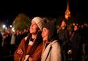 Watching fireworks on The Common in Saffron Walden