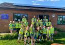 Scouts show off their new hi-vis jackets