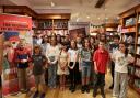 The children from Writers Room at Hart's Books