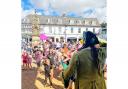 Families enjoyed free activities in Saffron Walden town centre