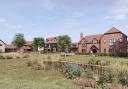 CGI showcasing the new development in Henham which has been approved by councillors