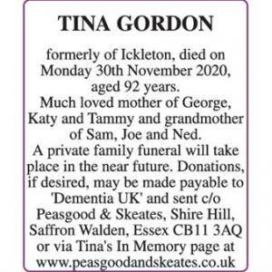 TINA GORDON