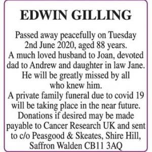 EDWIN GILLING