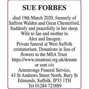 SUE FORBES