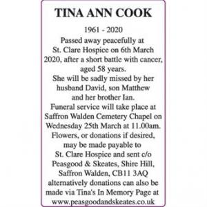 TINA ANN COOK