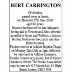 BERT CARRINGTON