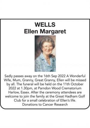 ELLEN WELLS