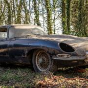 This 1965 Jaguar E-Type 4.2 coupe sold for £40,000 at Imperial War Museum, Duxford.