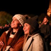 Watching fireworks on The Common in Saffron Walden