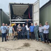PhysioNet volunteers who helped load the lorry at Clavering