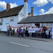 Ickleton Lionhearted are fighting to save their village pub from closure