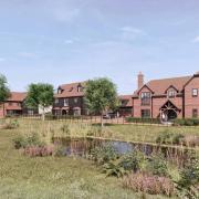 CGI showcasing the new development in Henham which has been approved by councillors