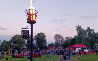 Debden’s village beacon joined more than 800 beacons across the UK to mark the 80th anniversary of D-Day