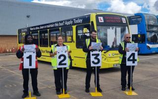 Allison Clarke and Niall James (centre left and right) will compete in the finals in Blackpool