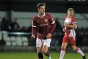 Brandon Adams scored the only goal for Potters Bar Town at Carshalton. Picture: PETER SHORT