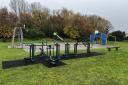 Fitness - The outdoor apparatus at Priory Meadow Play Area