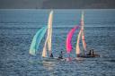 Sails at Sunset  Race On