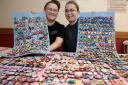 Colourful - Patsy Porter and Sophie Chandler on their stall