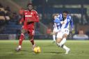 Hot shot - Colchester United's Owura Edwards tries his luck during his side's 4-0 win over Swindon Town