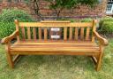 A 'Legend on the Bench' bench in Takeley