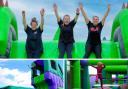 Wow - Mammoth inflatable obstacle course at Marsh Farm