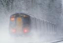 Rail services in the UK will be disrupted because of  amber weather warnings for snow, rain and wind