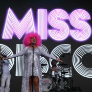 Miss Disco performing at Heritage Live in 2023