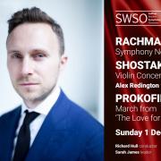 Soloist Alex Redington will perform at SWSO's December concert