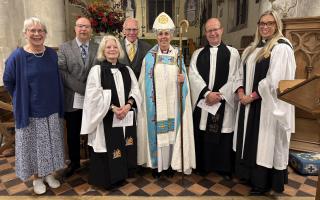 Lynda Sebbage (third from left) with the licensing group